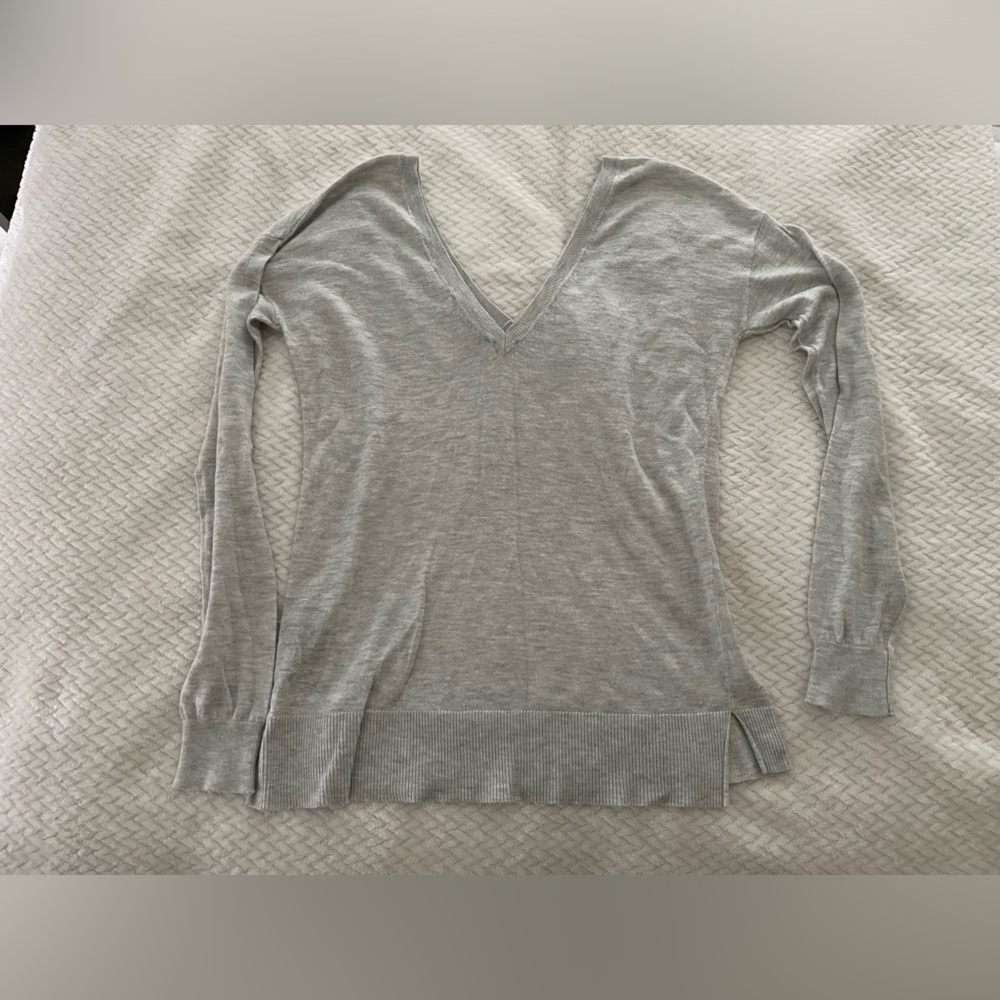 Zara Knit Light Gray Sweater